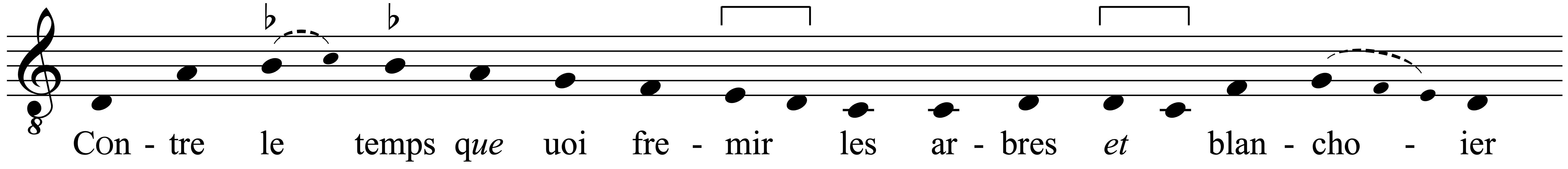 Work musical notation